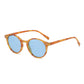 Round Polarized Full Rim Frame Sunglasses