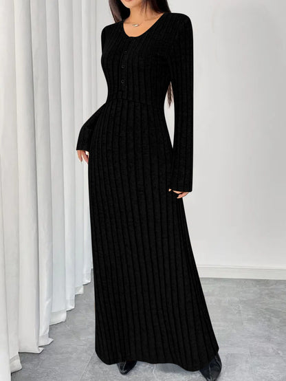 Stylish And Elegant V Neck Womens Dress