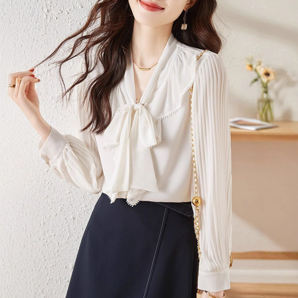 Women's Advanced Design Sense Casual All-matching Tops Younger