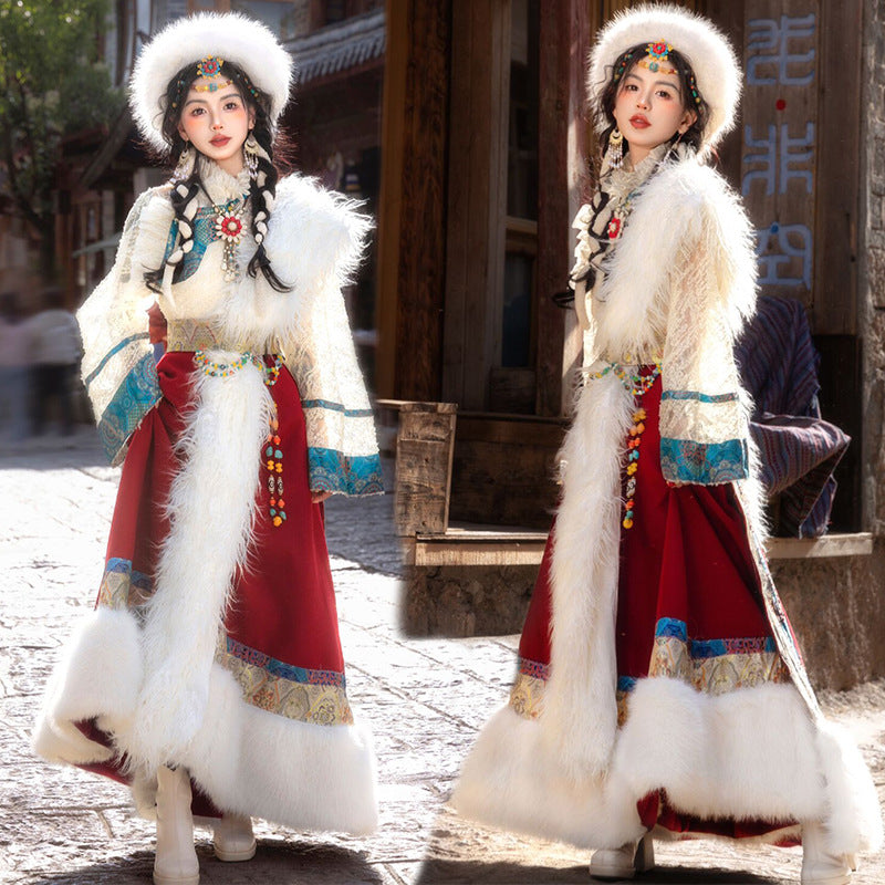 Travel Photography Tourism Photography Ethnic Style Tibetan Clothing